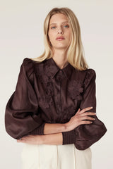 MIRAGE BLOUSE | Raisin