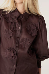 MIRAGE BLOUSE | Raisin