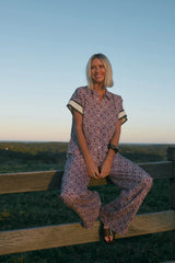 NOVA BLOUSE in Lattice Print from Cable Melbourne