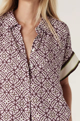 NOVA BLOUSE in Lattice Print from Cable Melbourne