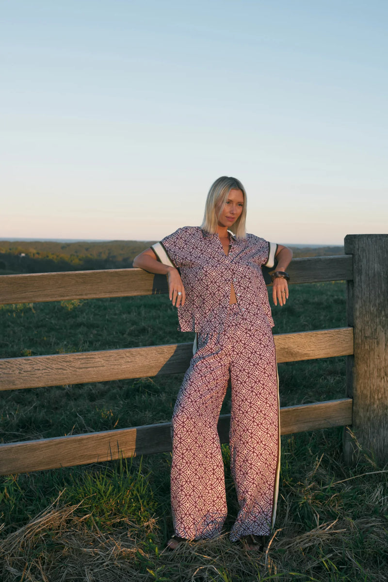 NOVA PANT | Lattice Print