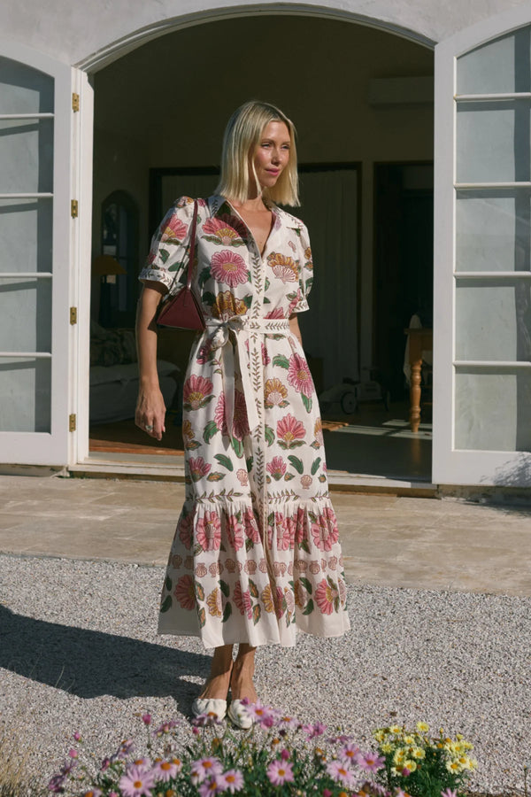 EVITA MAXI DRESS in Rosa Floral from Cable Melbourne