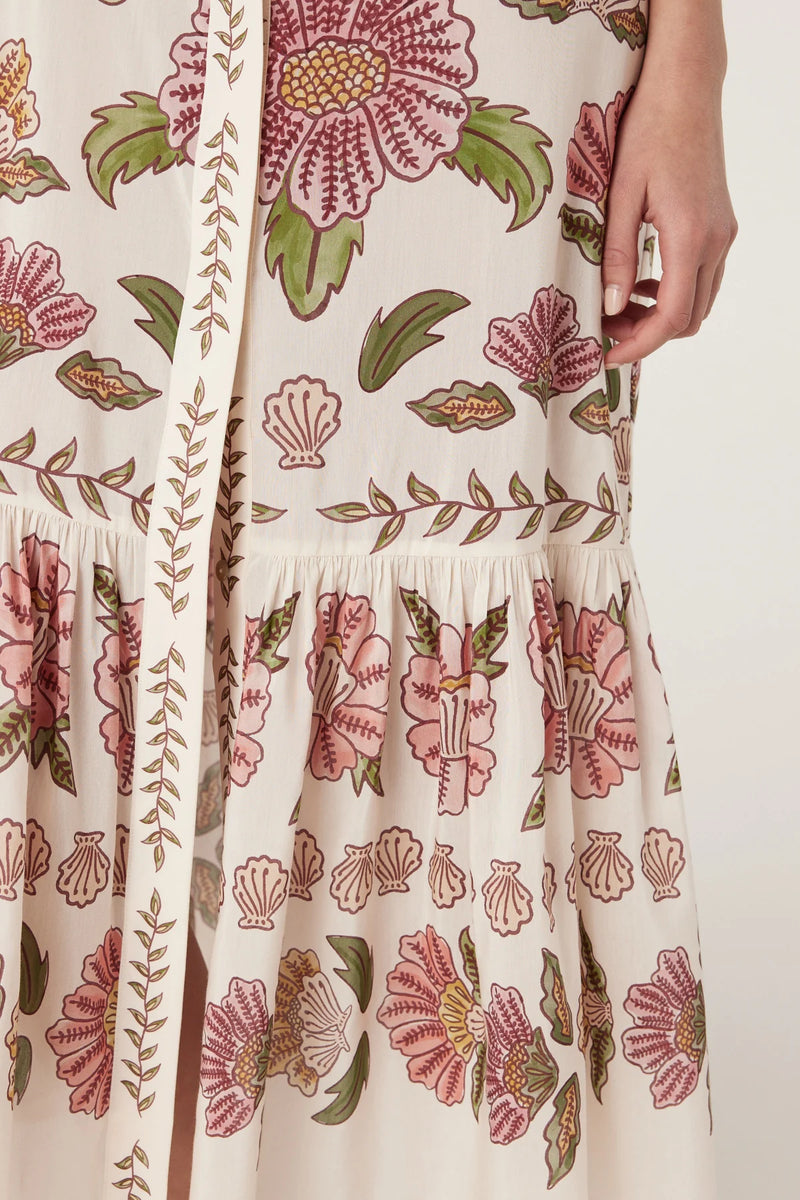 EVITA MAXI DRESS in Rosa Floral from Cable Melbourne