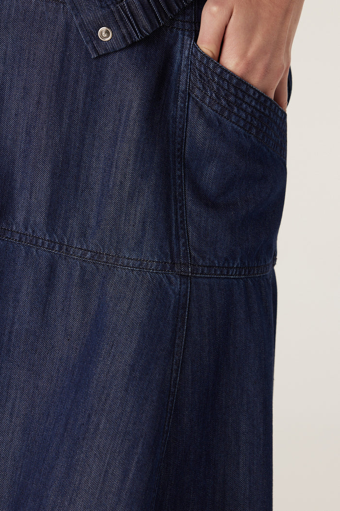 BAY SKIRT in Indigo from Cable Melbourne