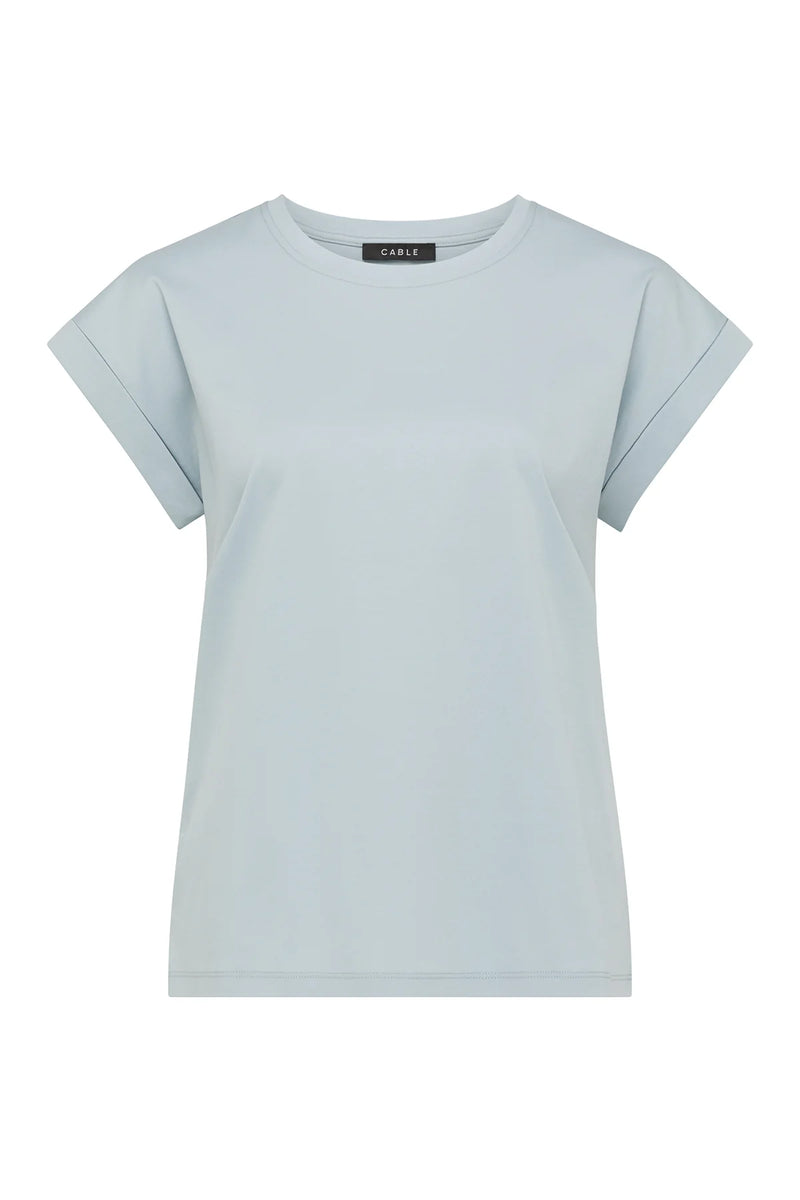 Pima Tee in Dusty Blue from Cable Melbourne
