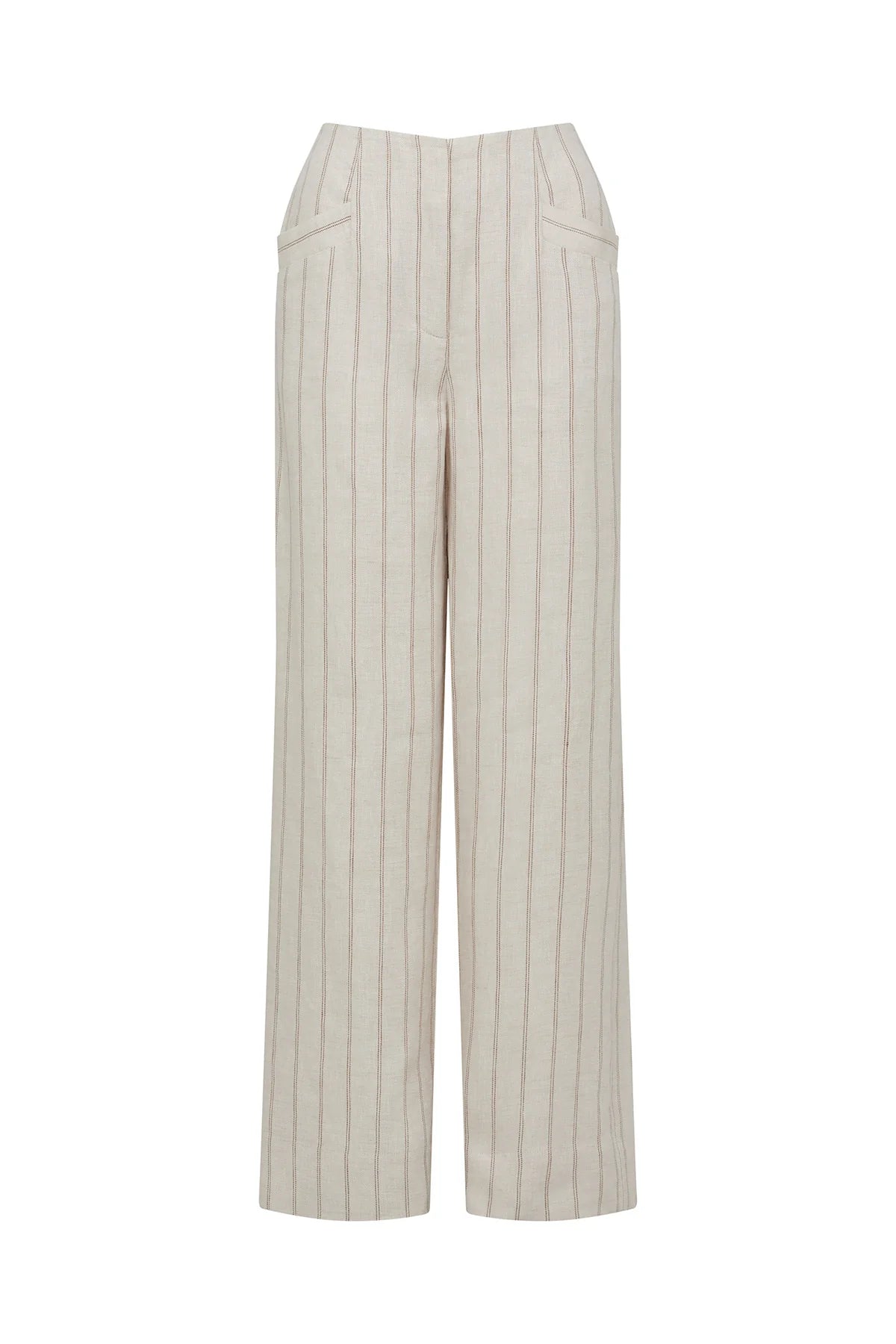 SAVANNAH LINEN PANT in Natural Stripe from Cable Melbourne