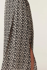 DRIFT LINEN SKIRT in Ripple Print from Cable Melbourne