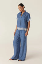 SERRA BLOUSE in Mediterranean Tile from Cable Melbourne