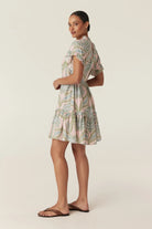 HAVANA FRILL DRESS in Pastel Palm from Cable Melbourne