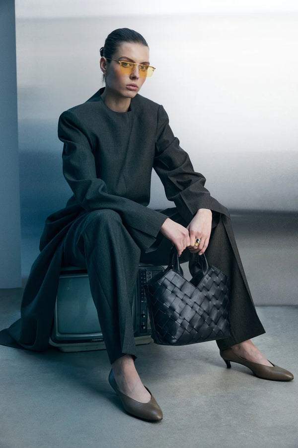CABAS MINI in Black by Aleo