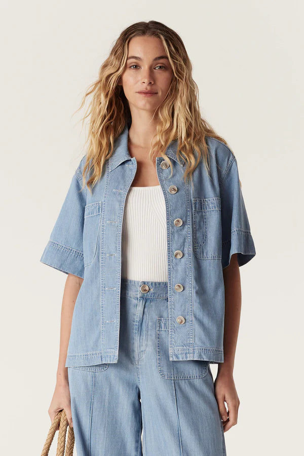 ELLIE TOP | Chambray