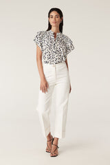 HAZE FRILL BLOUSE | Shadow Spot