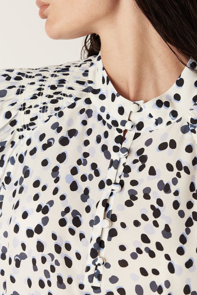 HAZE FRILL BLOUSE | Shadow Spot