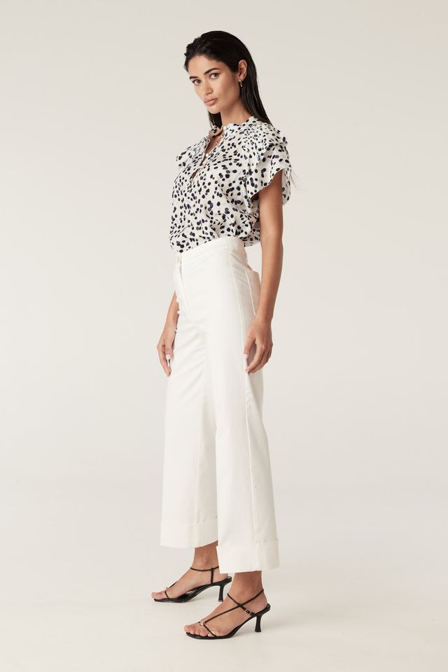 HAZE FRILL BLOUSE | Shadow Spot