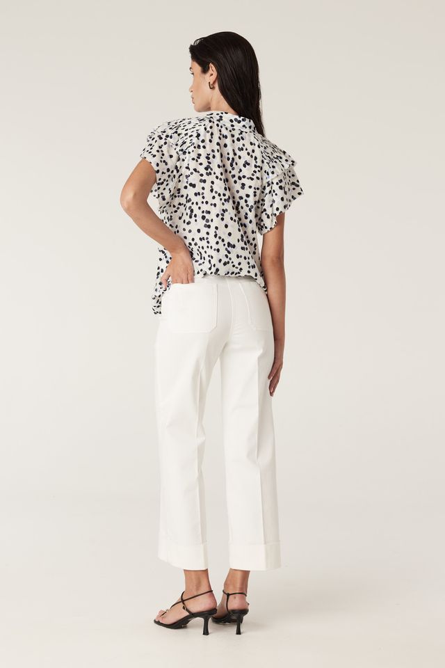 HAZE FRILL BLOUSE | Shadow Spot