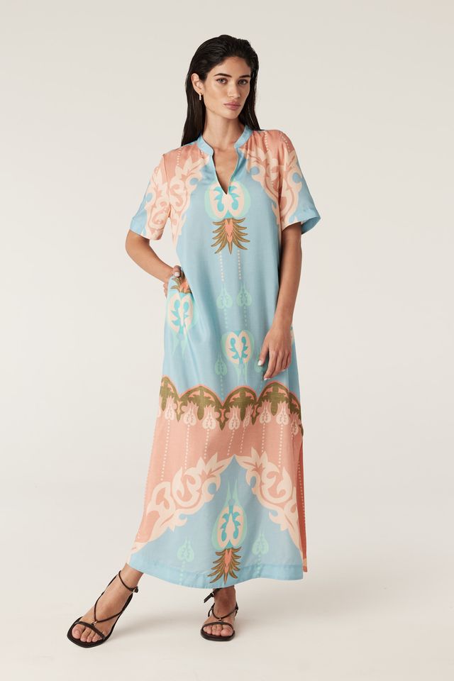 PINA KAFTAN DRESS | Desert Print
