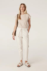 ZOE JOGGER | Parchment