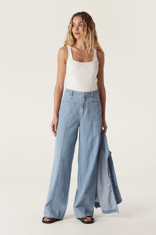 ELLIE PANT | Chambray