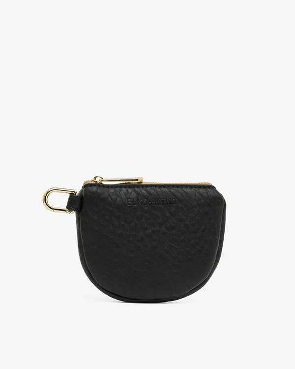 CAMDEN COIN PURSE in Black by Elms and King