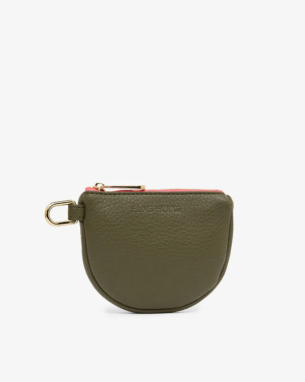 CAMDEN COIN PURSE in Khaki by Elms and King