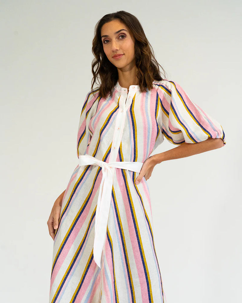 CANNON DRESS in Catalina Stripe by Elms and King