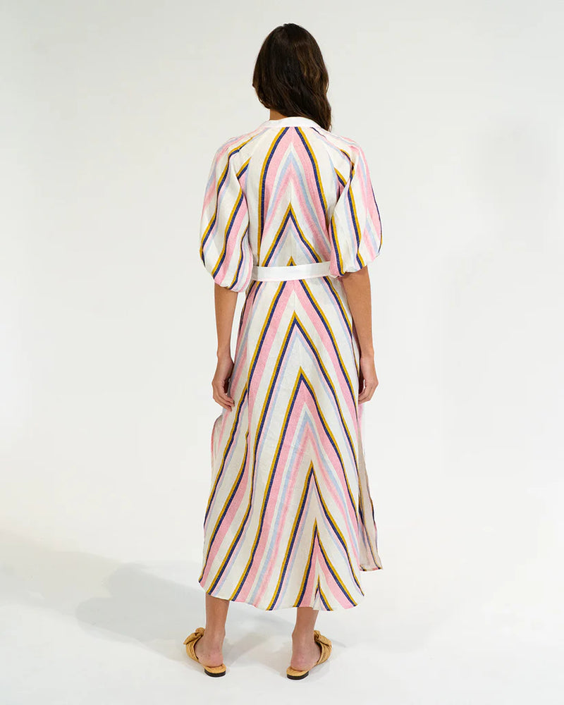 CANNON DRESS in Catalina Stripe by Elms and King