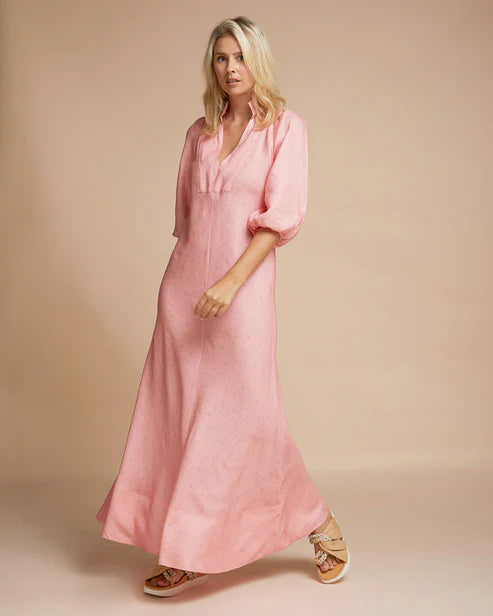 CASABLANCA DRESS in Scribble Print by Elms and King