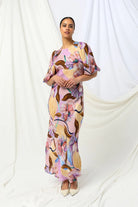 Cassidy Maxi Dress in Wild Solstice by Kachel