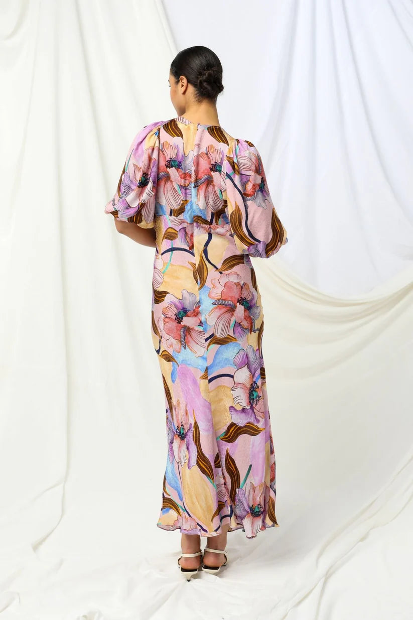 Cassidy Maxi Dress in Wild Solstice by Kachel
