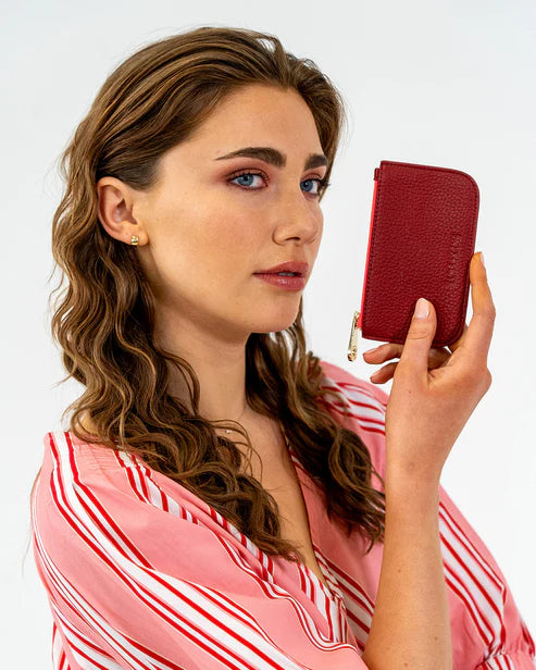 CENTRO WALLET in Burgundy by Elms and King