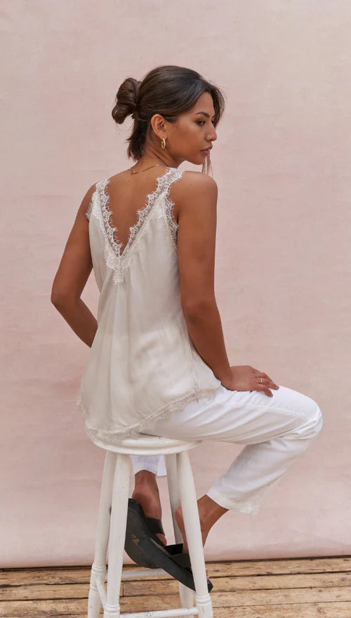SOLANGE CAMISOLE | Moonbeam - Darling & Domain
