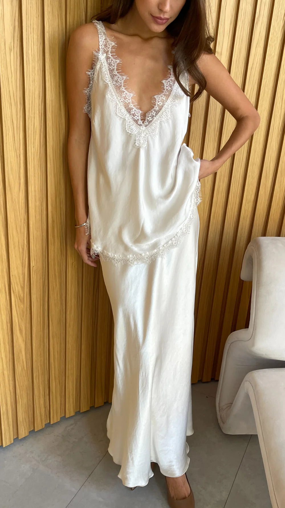 SOLANGE CAMISOLE | Moonbeam - Darling & Domain