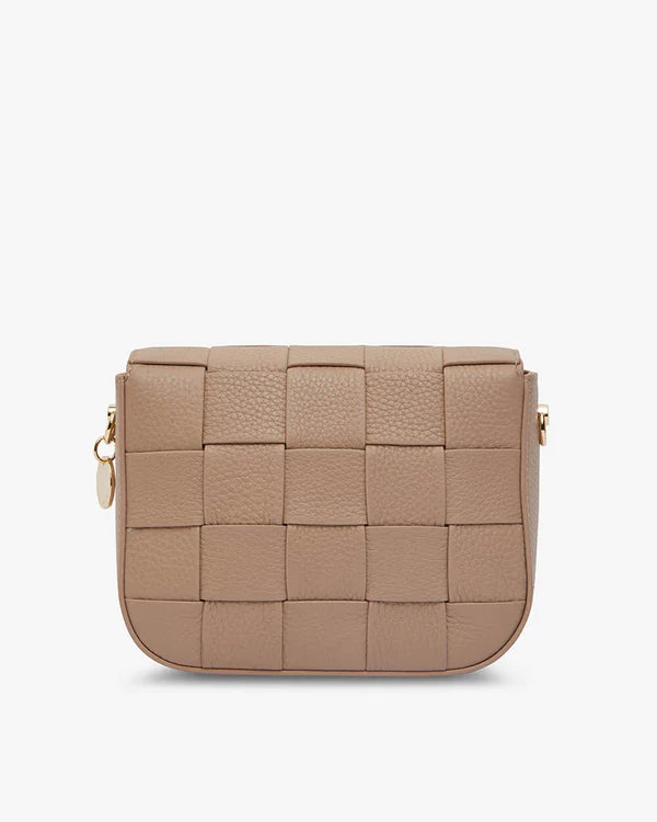 CLARA WEAVE CROSSBODY BAG in Fawn by ARLINGTON MILNE