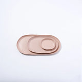 Cloud Oval Plate Medium in Icy Pink
