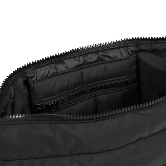 Base Supply CLOUD STASH BASE CROSSBODY BAG in Black