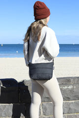 Base Supply CLOUD STASH BASE CROSSBODY BAG in Black