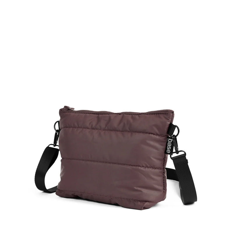 CLOUD STASH BASE CROSSBODY BAG in Chocolate by Base Supply