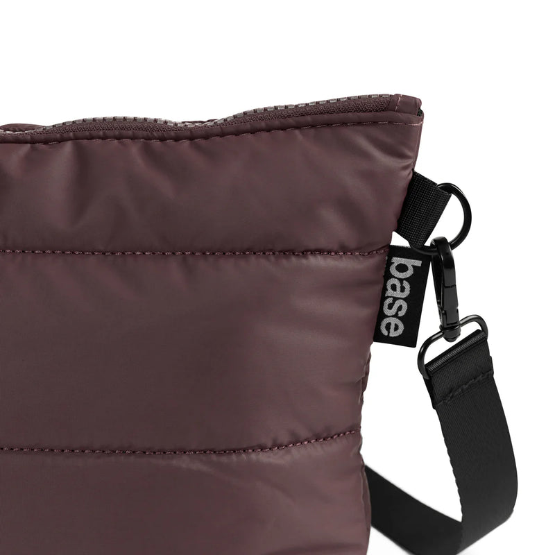 CLOUD STASH BASE CROSSBODY BAG in Chocolate by Base Supply