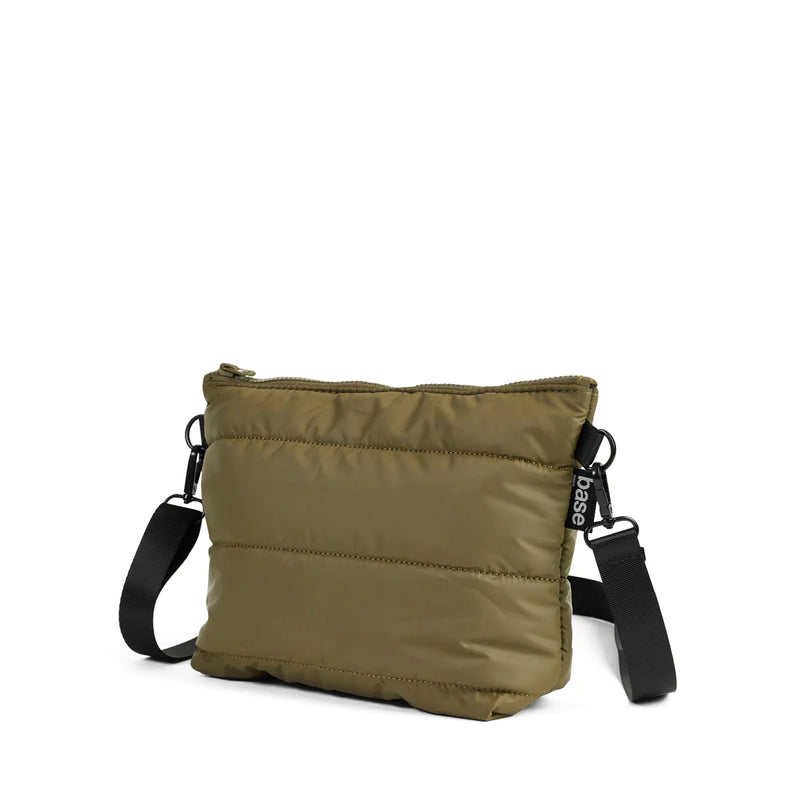 Base Supply CLOUD STASH BASE CROSSBODY BAG in Khaki