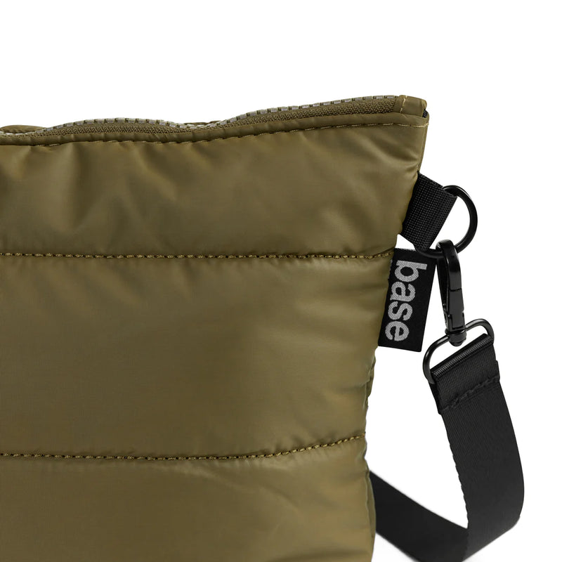 Base Supply CLOUD STASH BASE CROSSBODY BAG in Khaki