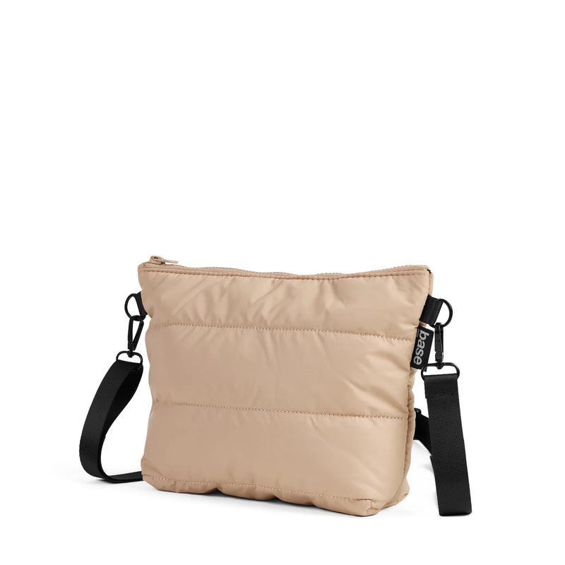 Base Supply Co Cloud Stash Base Crossbody Bag in Sand