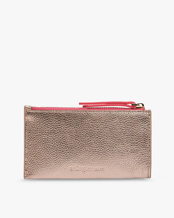 COMPACT WALLET in Rose Gold by ARLINGTON MILNE,