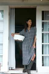 COVEN DRESS in Hampstead Floral Navy + Ivory, by Lilya