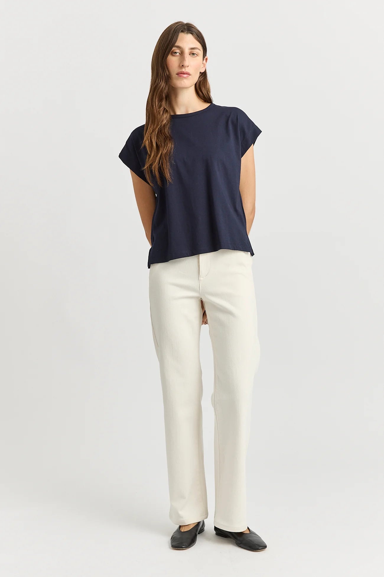 CREW NECK TANK | Navy - Darling & Domain