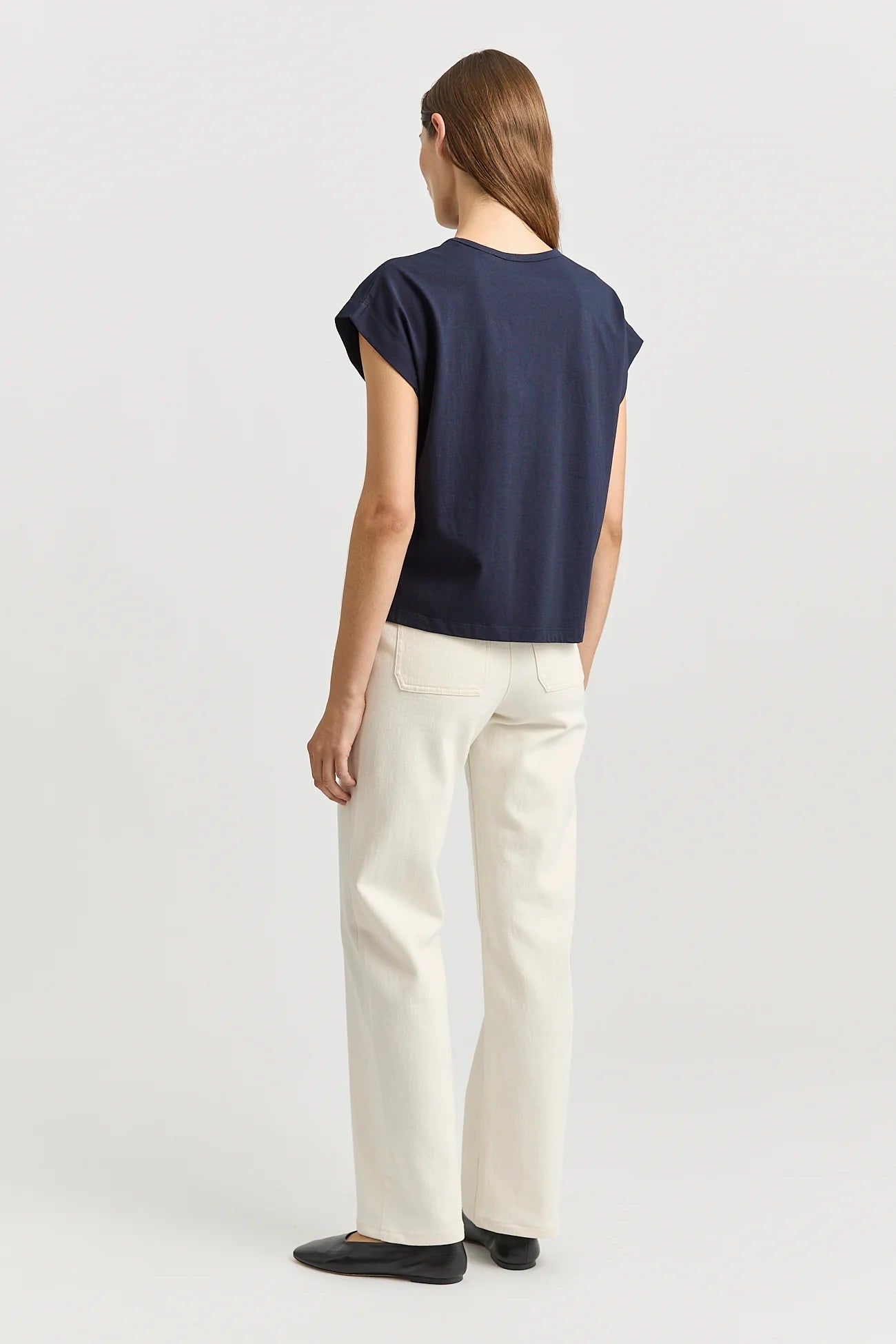 CREW NECK TANK | Navy - Darling & Domain
