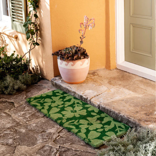 DOOR MAT in Mallow Green Long from Bonnie and Neil
