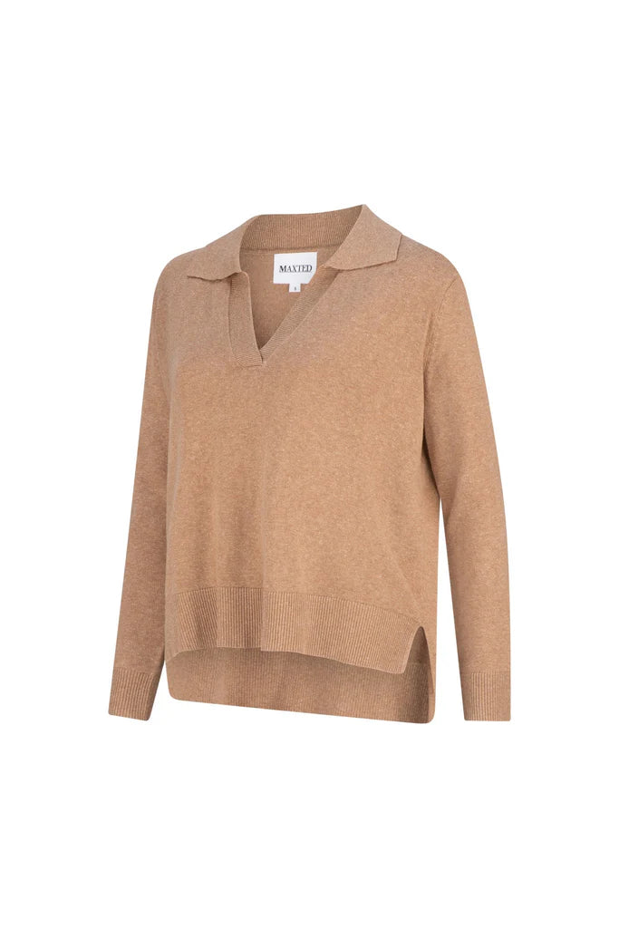 NEP EMMA PULLOVER in Camel from Maxted