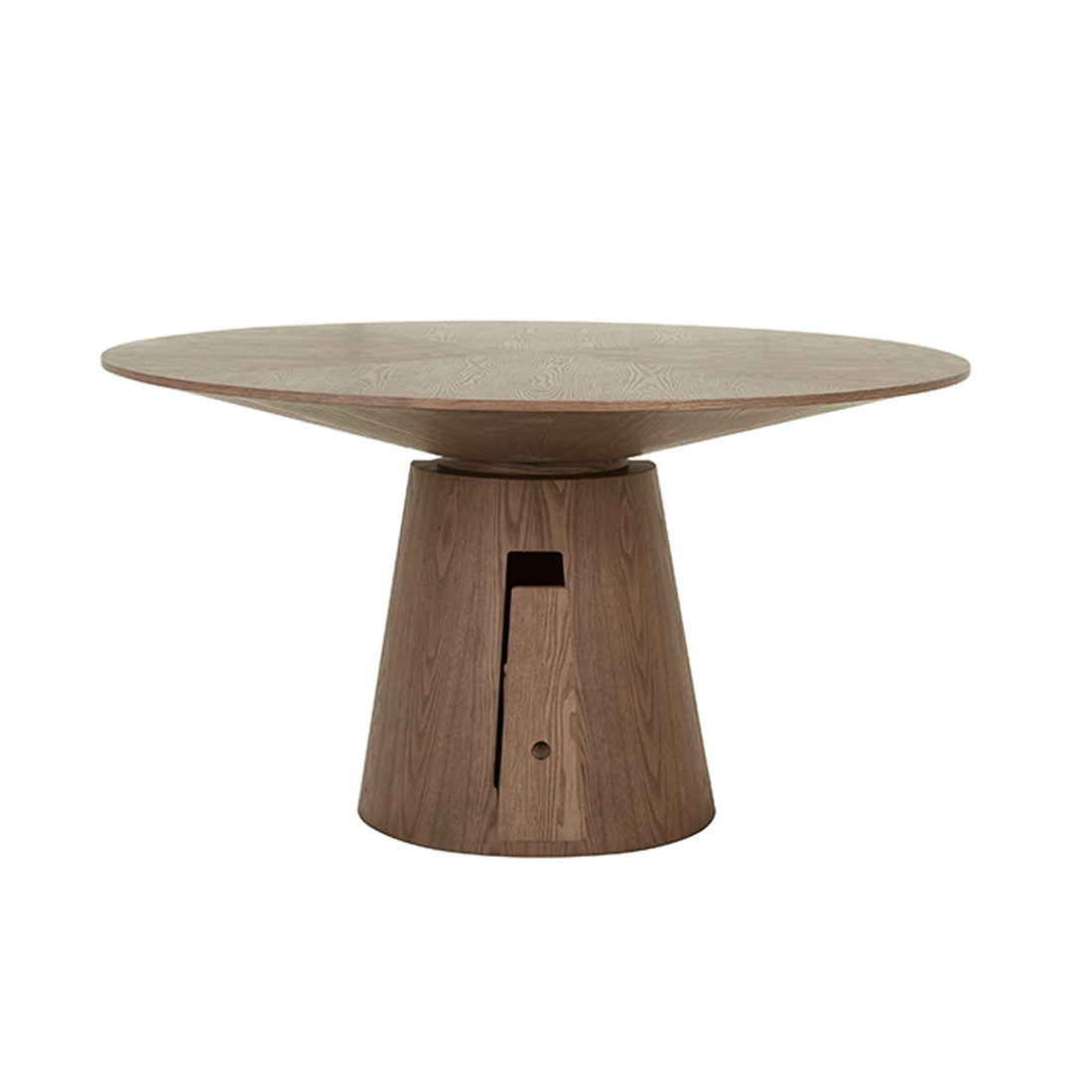 CLASSIQUE ROUND DINING TABLE 4 Seater in SMOKED ASH by GlobeWest at Darling & Domain