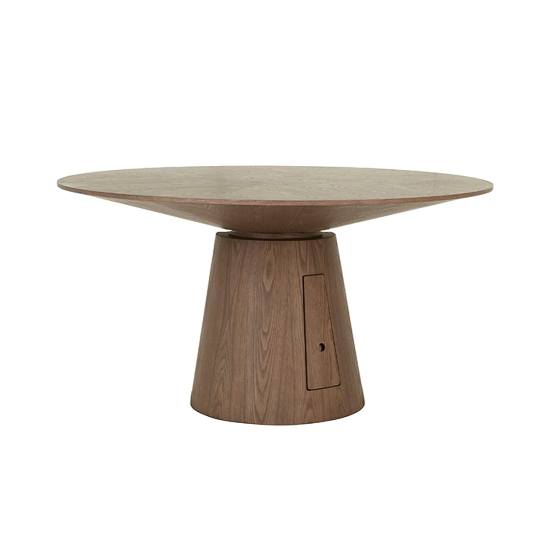 CLASSIQUE ROUND DINING TABLE 4 Seater in SMOKED ASH by GlobeWest at Darling & Domain