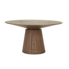 CLASSIQUE ROUND DINING TABLE 4 Seater in SMOKED ASH by GlobeWest at Darling & Domain